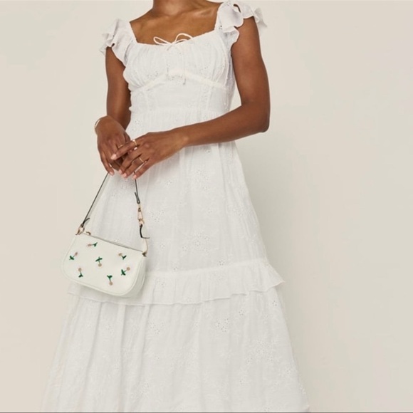 Francesca's Collections Dresses & Skirts - Francesca's Collections White Midi Dress